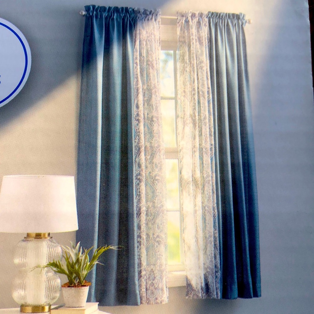Curtains 63-inch window set